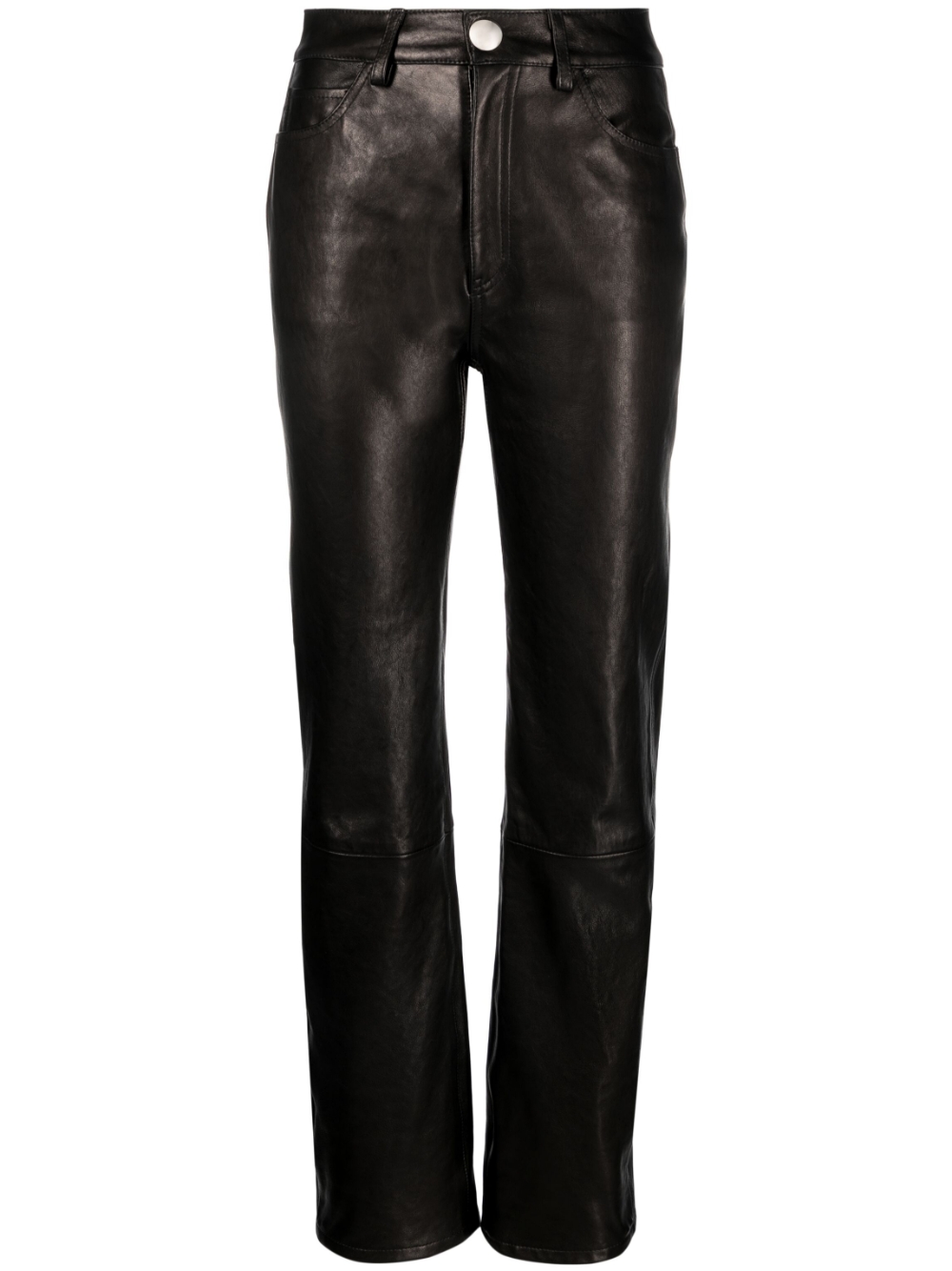 The Danielle leather trousers - Black