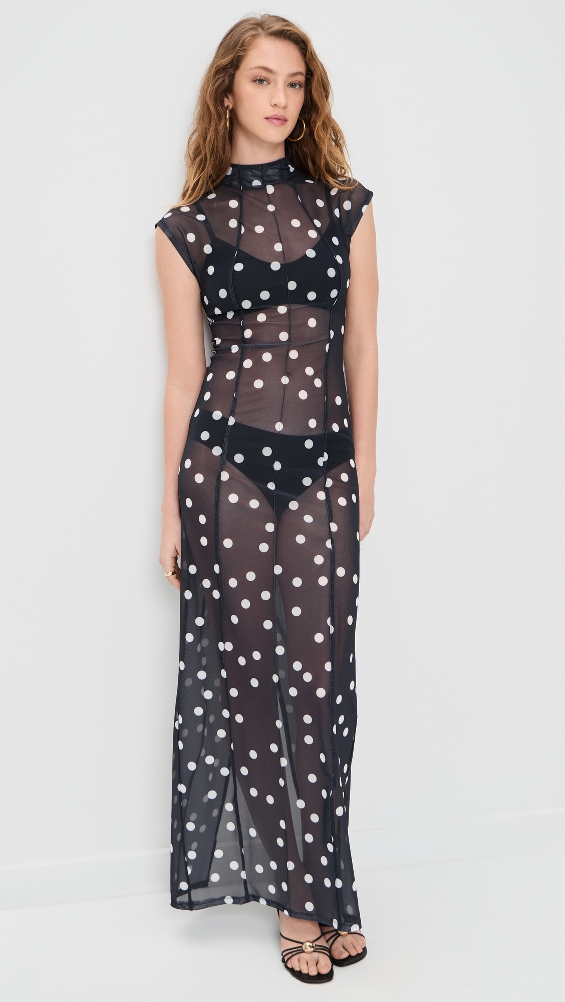 Redefined Maxi Dress NOIR POLKA