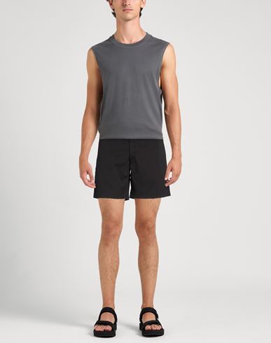 Man Shorts & Bermuda Shorts Black Size 29 Cotton, Elastane