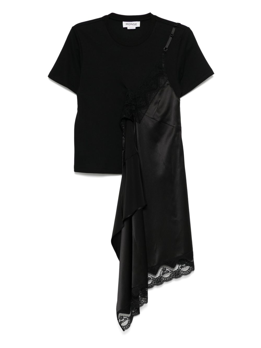 Monse deconstructed t-shirt - Black