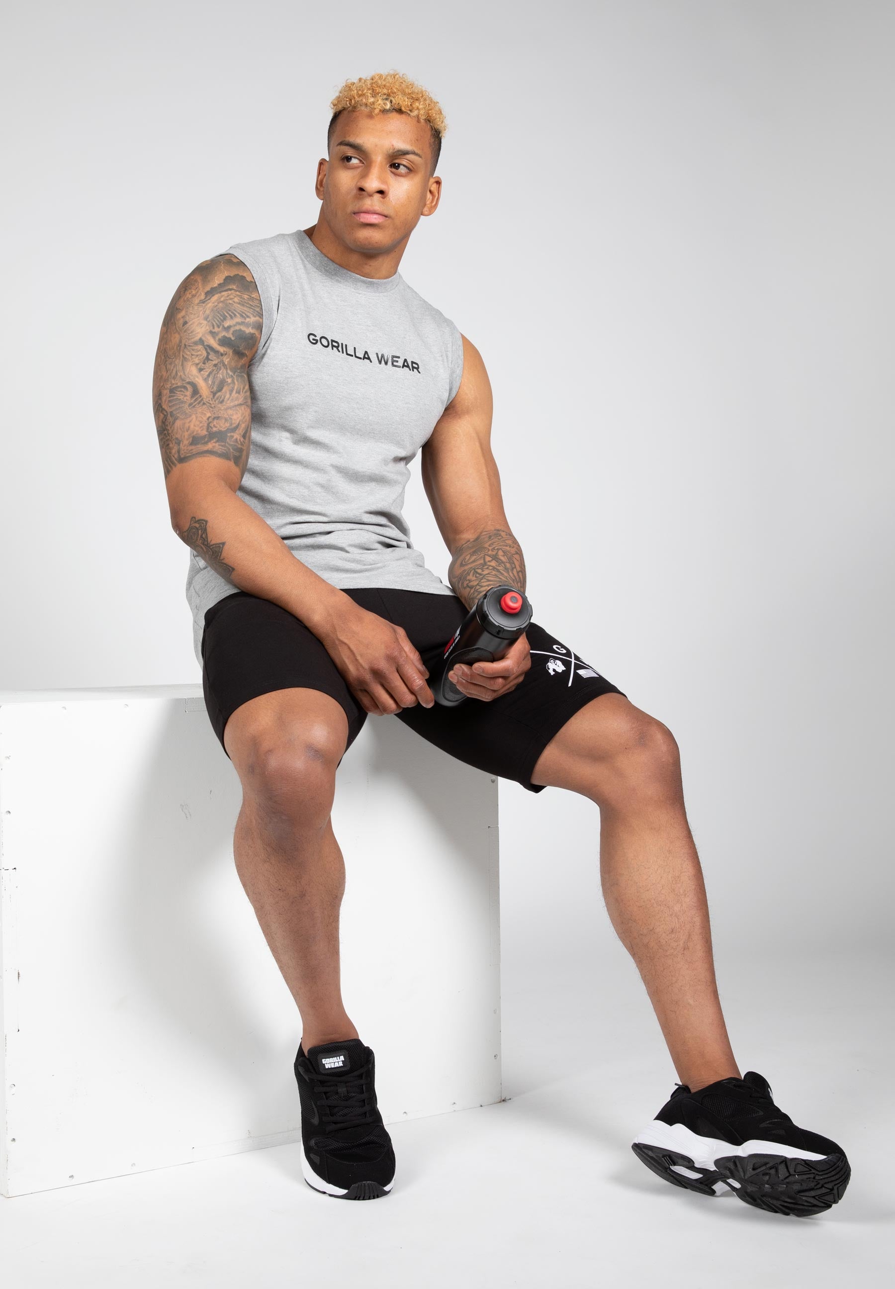 Sorrento Sleeveless T-Shirt - Gray