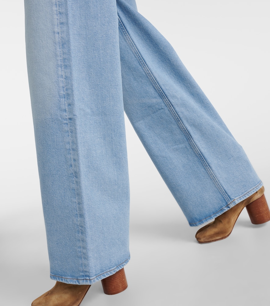 Loli mid-rise wide-leg jeans