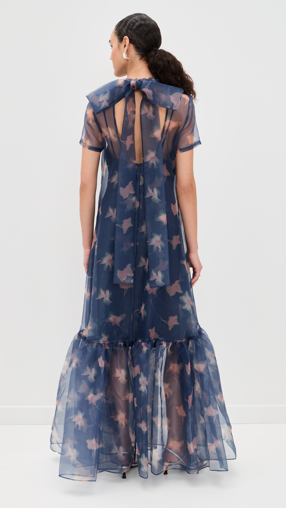 Calluna Dress Botanical Navy