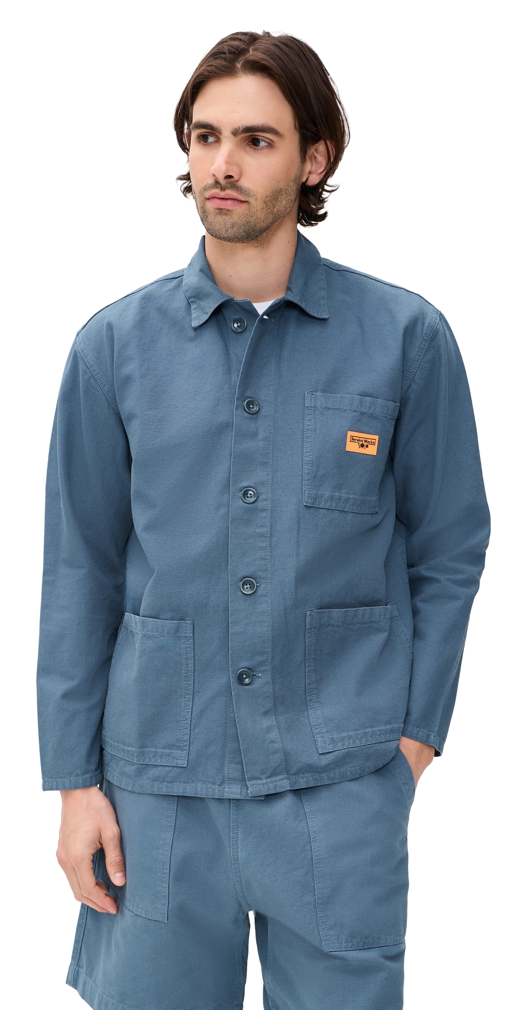 Canvas Chore Shirt Slate