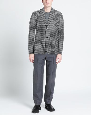 Man Blazer Light grey Size 42 Virgin Wool, Acrylic, Polyester