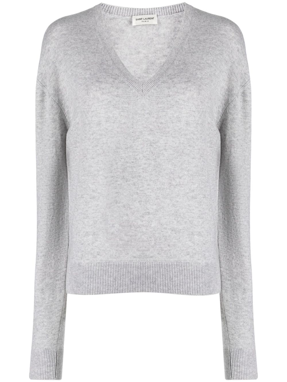 V-neck cashmere jumper - Grey