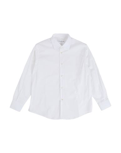 Kid Boy Shirt White Size 13 Cotton, Elastane