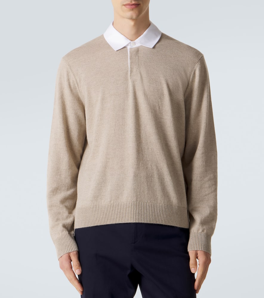 Cashmere and linen sweater