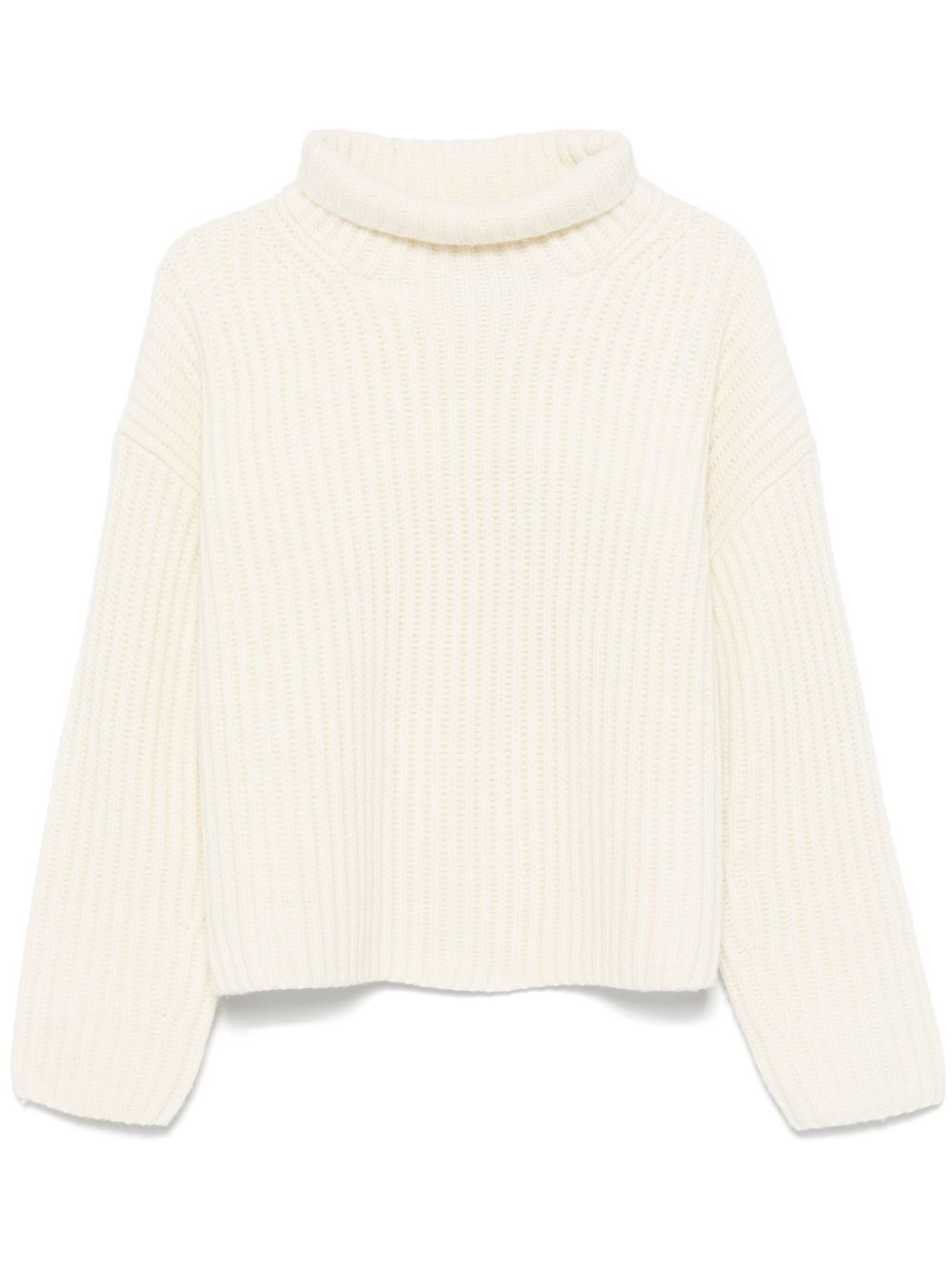 Ribbed sweater - White