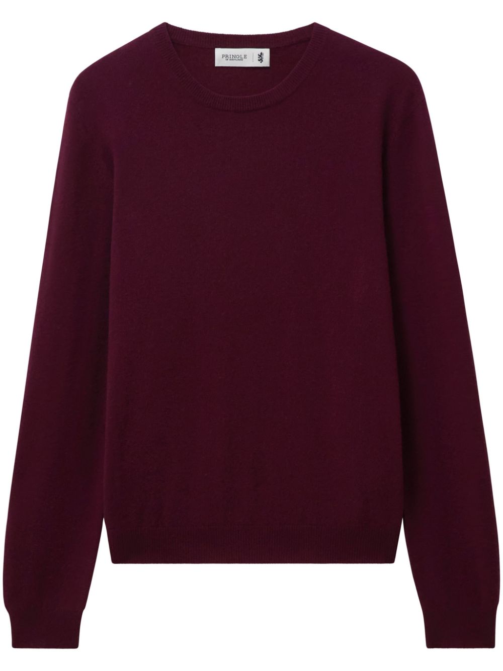 Round-neck cashmere jumper - Red