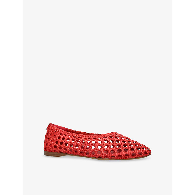 Womens Shira Leather Ballet Flats