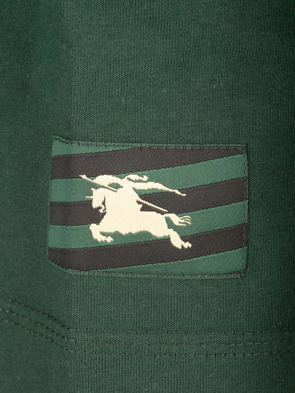 EKD logo-patch jersey T-shirt - Green