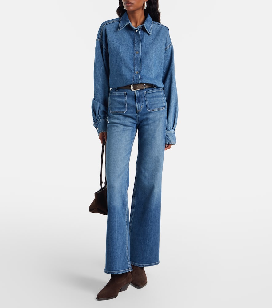 Kimberly mid-rise flared jeans