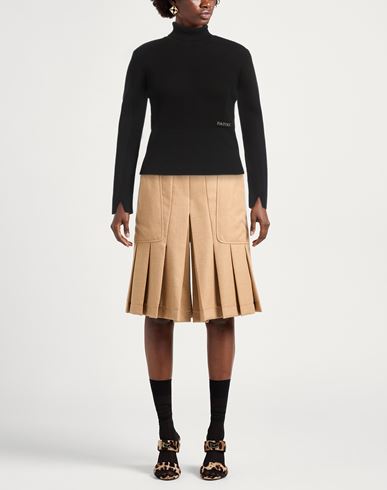 Patou Woman Turtleneck Black Size M Merino Wool, Polyamide, Elastane