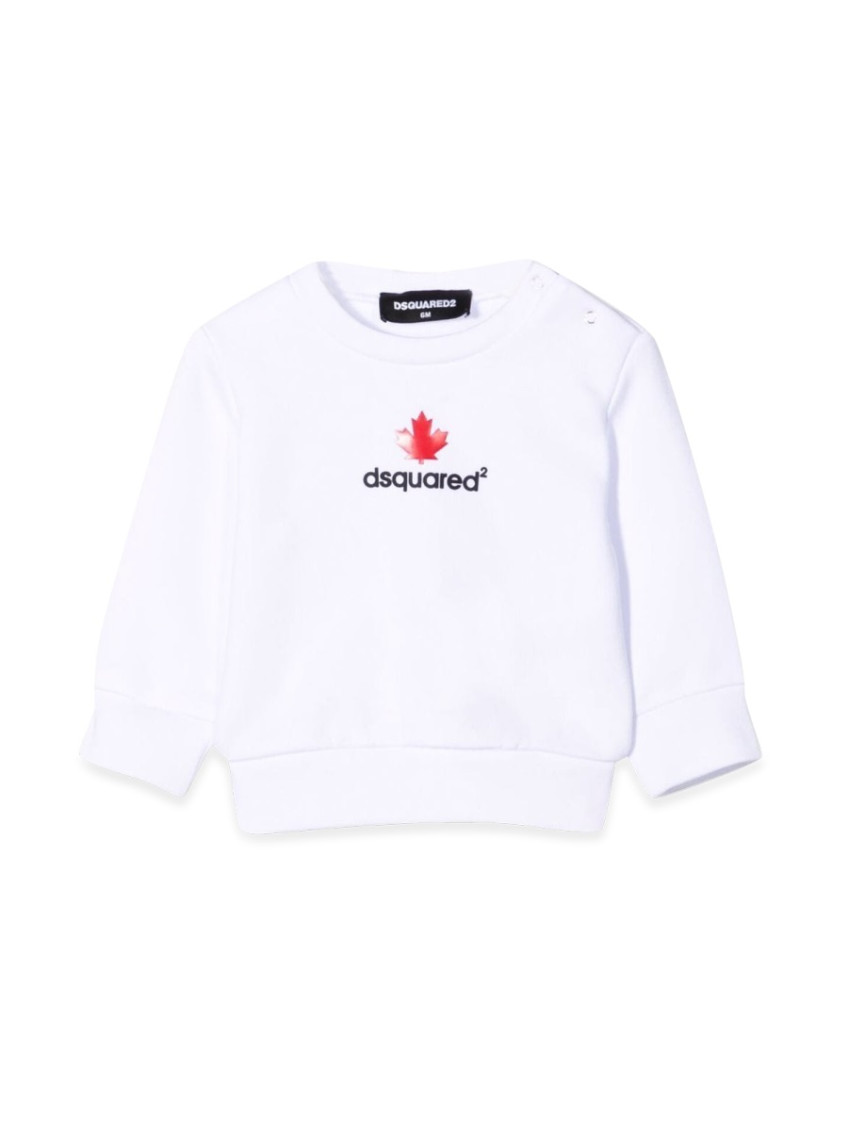 Babies White Cotton Sweatshirt