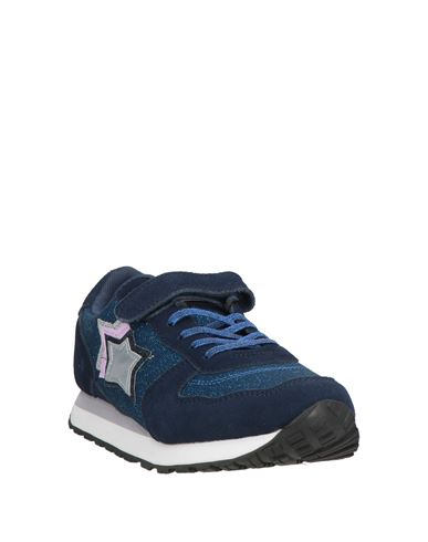 Kid Girl Sneakers Navy Size 4Y Textile fibers, Leather