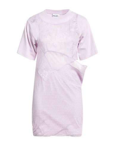 Kenzo Woman Mini dress Lilac Size XS Polyamide, Cotton