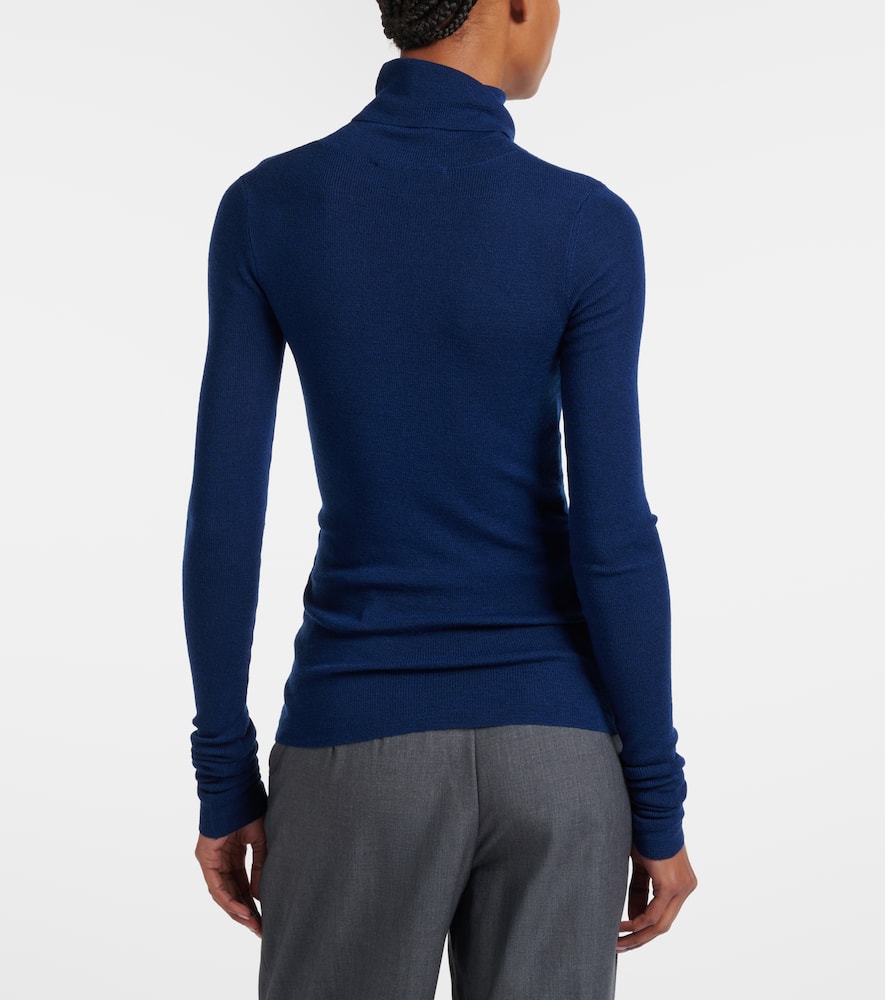 Utica wool and cotton turtleneck sweater