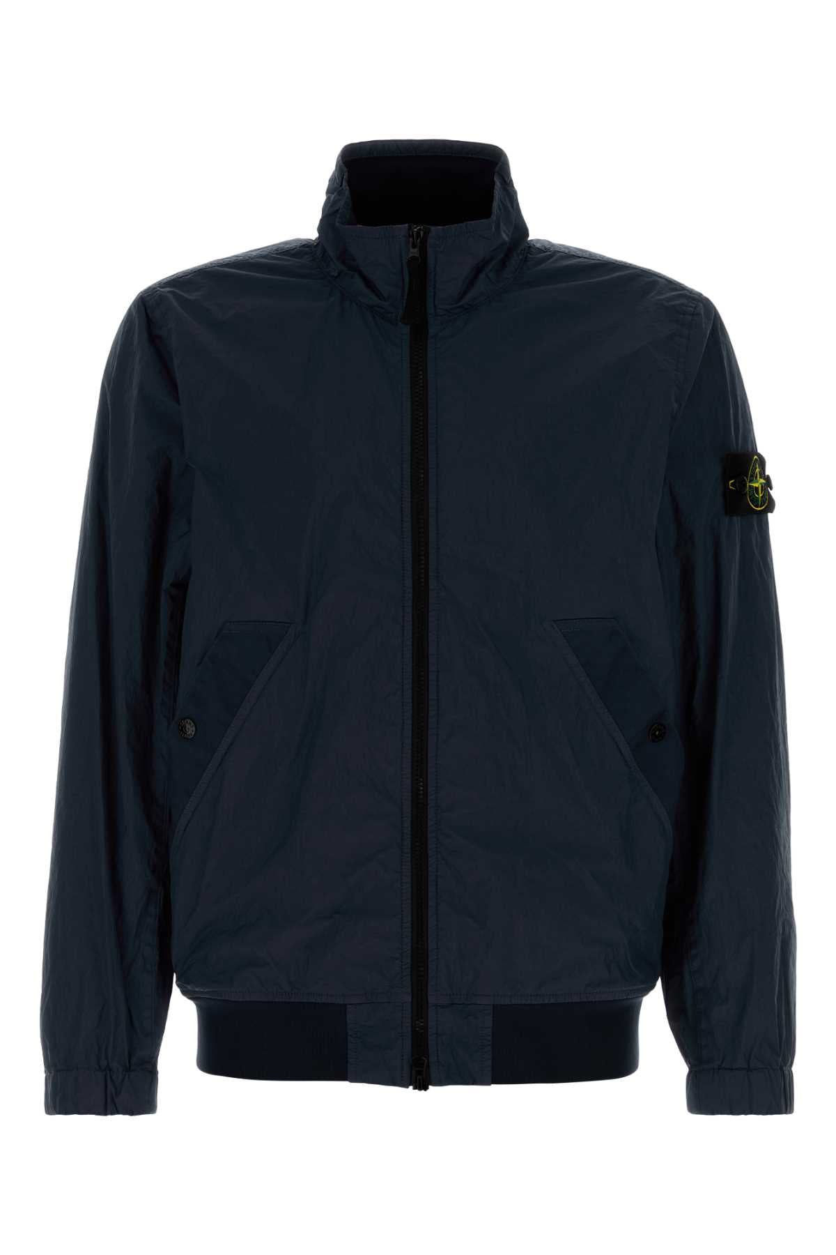 Nylon Shell Jacket — Navy