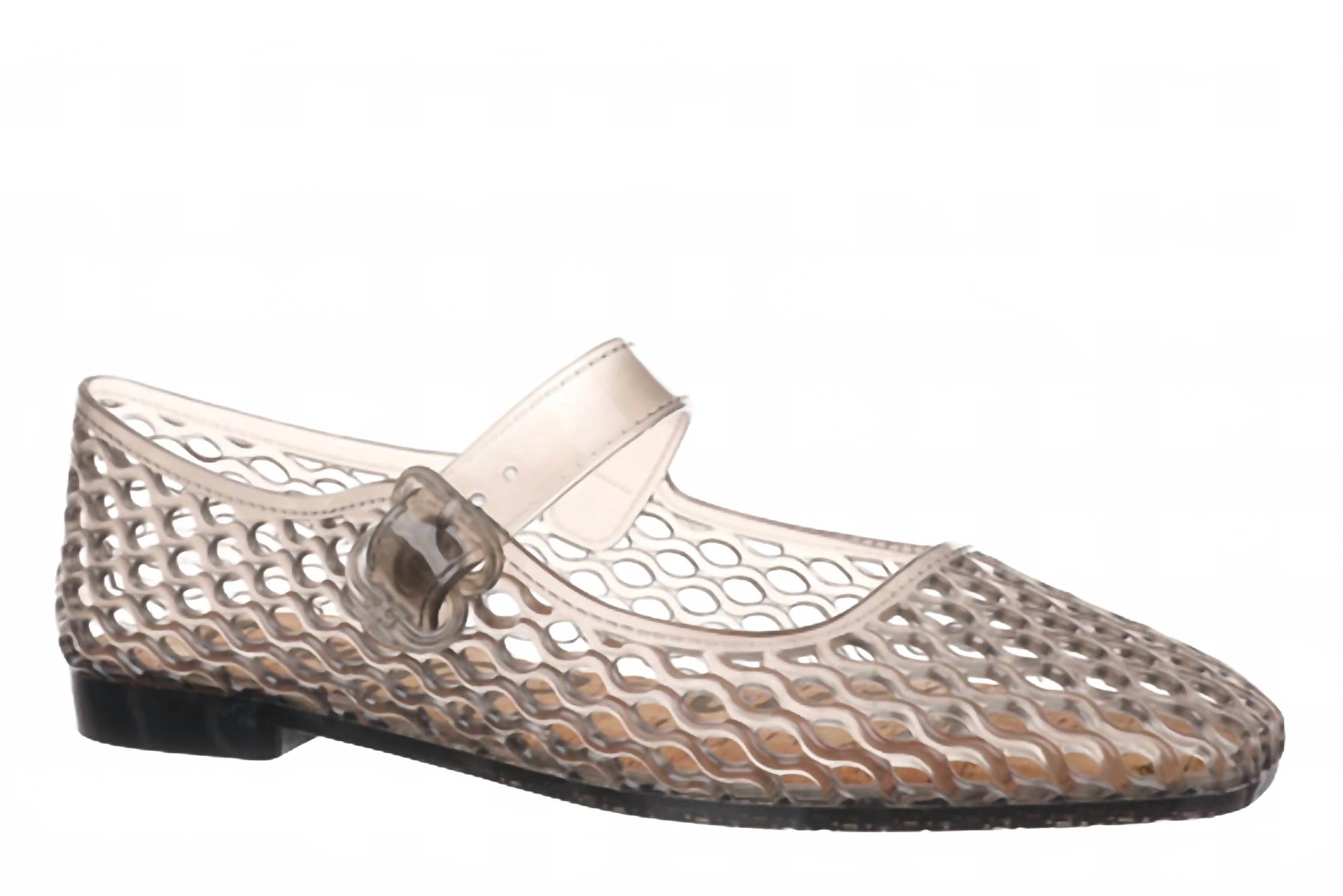 Women's Michaela Jelly Mary Jane Flat In White