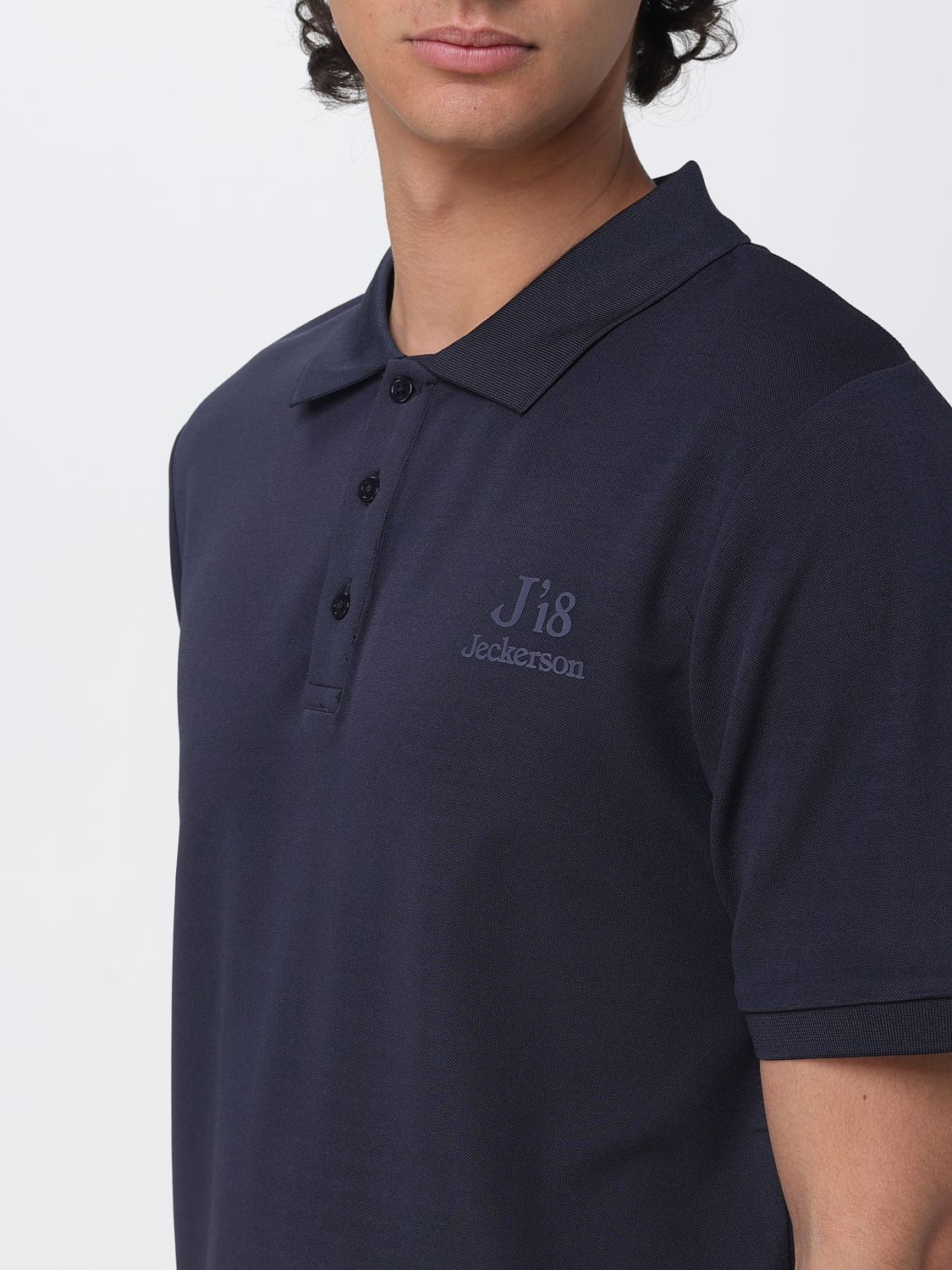 Polo Shirt Men color Blue