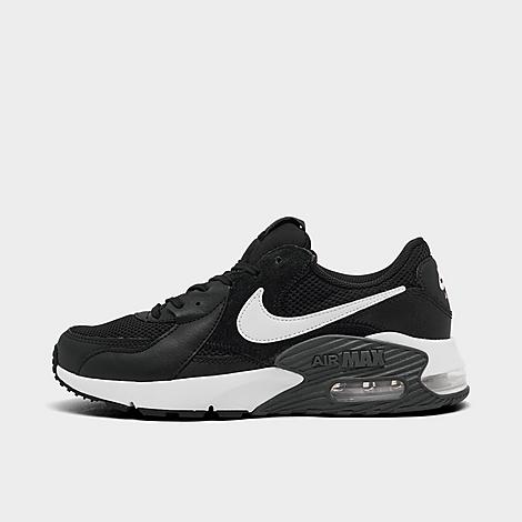 Women's Air Max Excee Casual Shoes in Black/Dark Grey/White