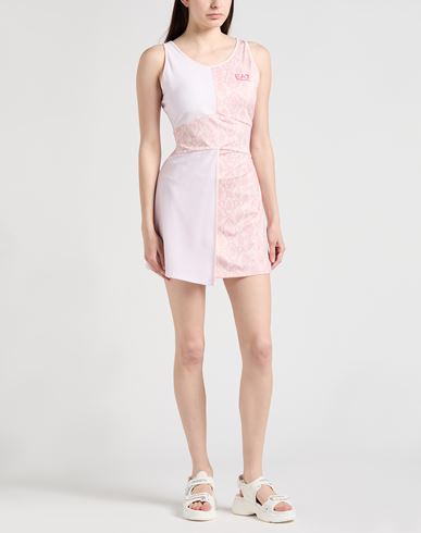 Woman Mini dress Light pink Size XS Polyester, Elastane