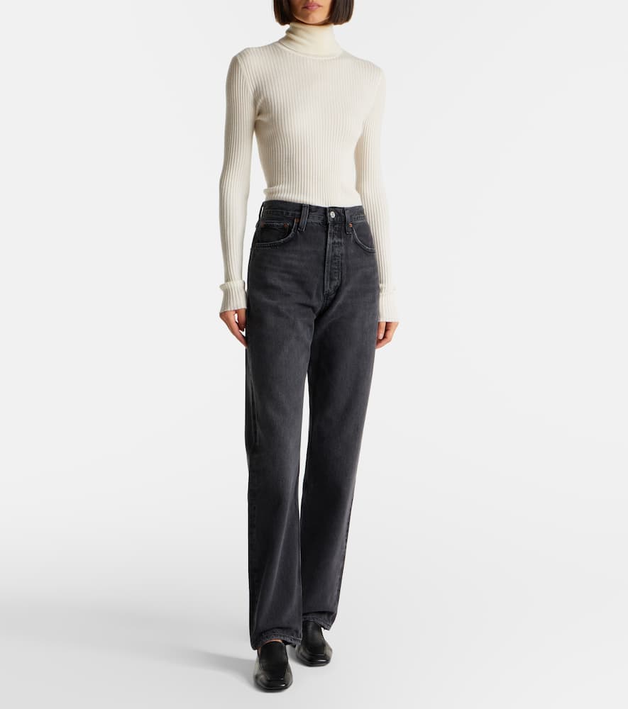 Kelly high-rise straight jeans
