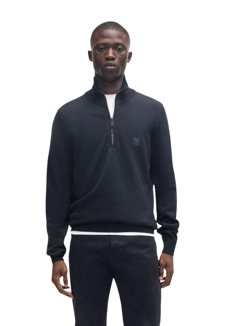 Dark Blue Logo Sweater