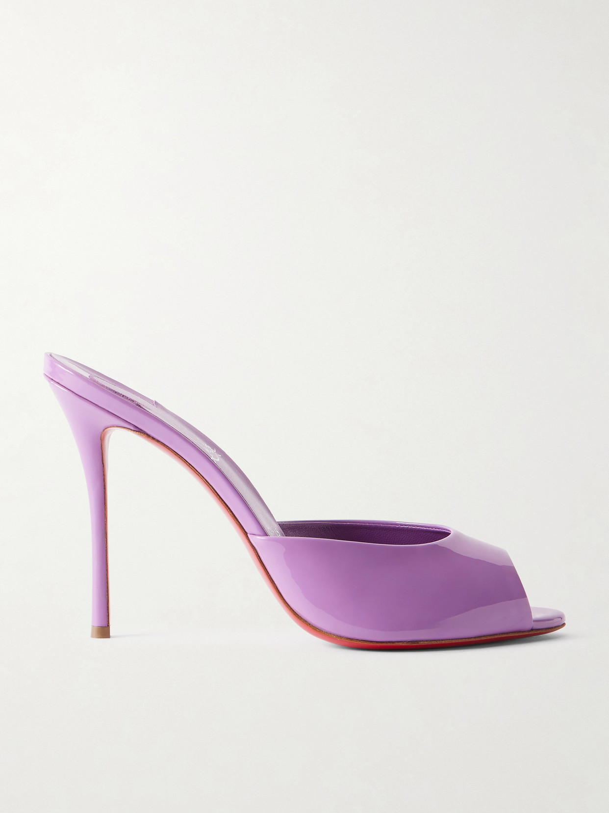 Me Dolly 100 Patent Leather Mules - Purple