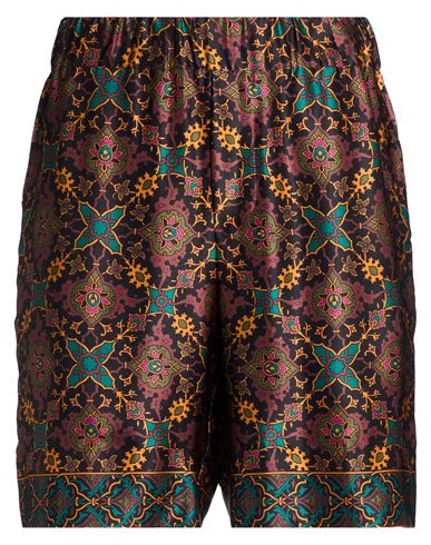 Man Shorts & Bermuda Shorts Black Size XL Silk