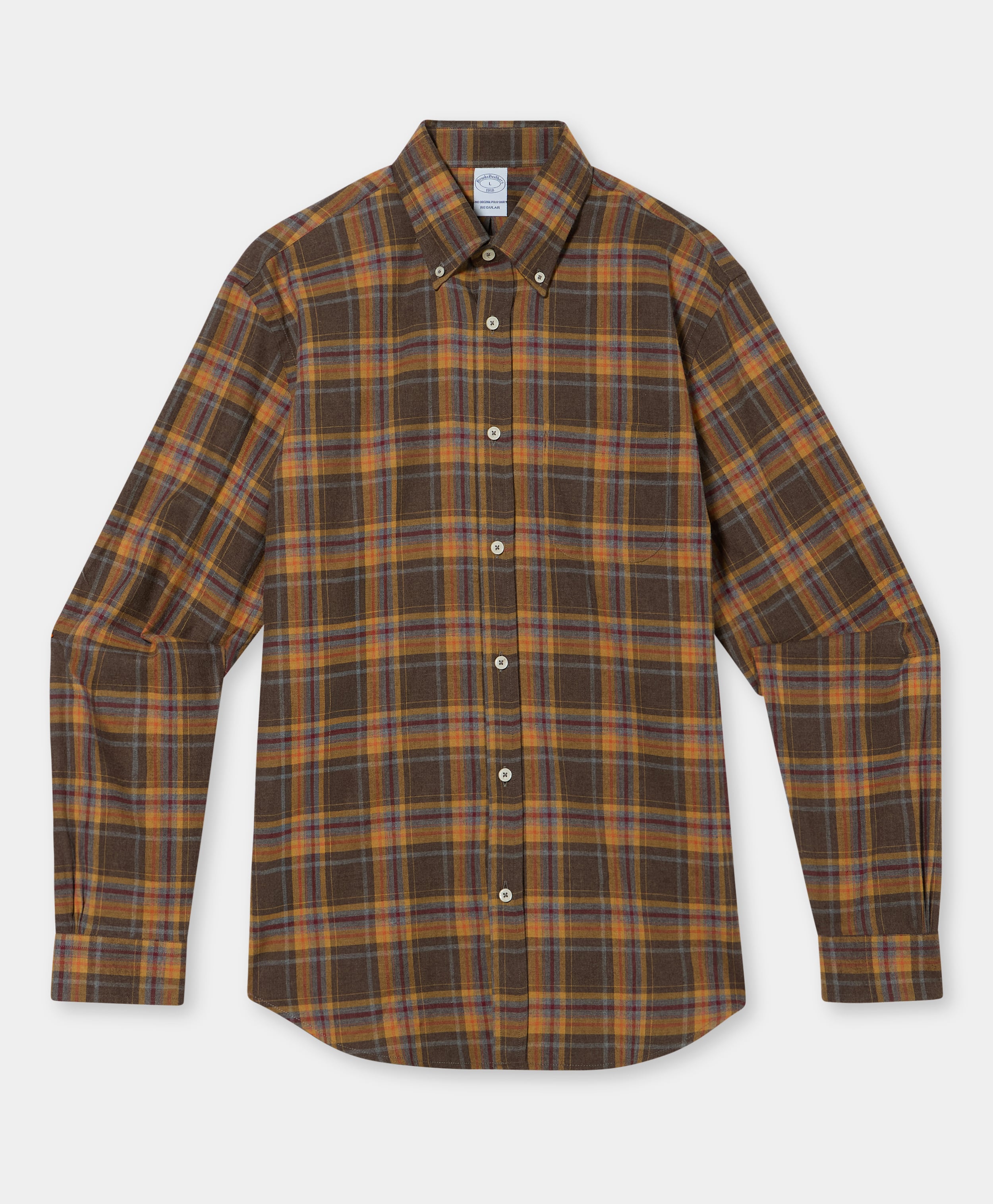 Regular Fit Shirt With Button Down Collar