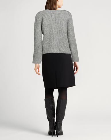 Woman Sweater Grey Size 2 Wool, Mohair wool, Polyamide