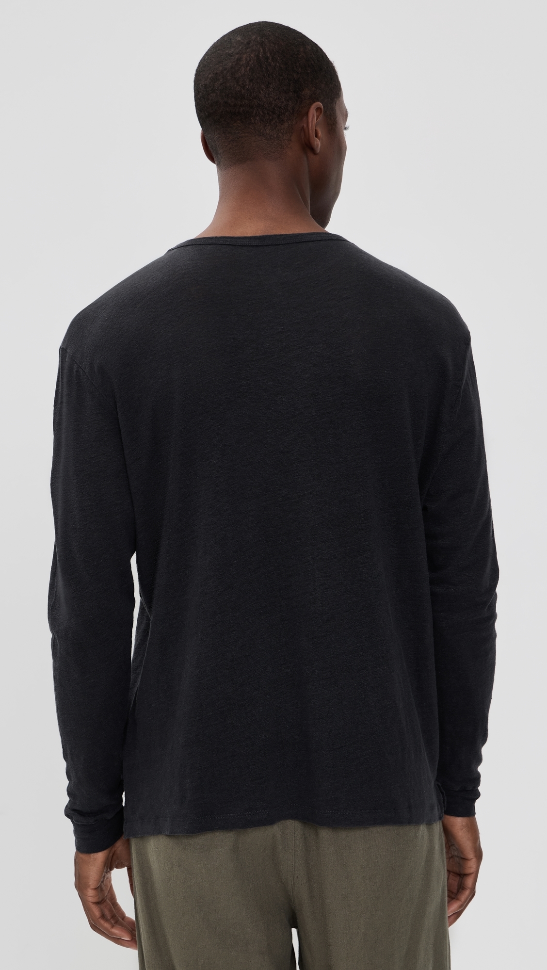 Linen Long Sleeve Sun Tee Night