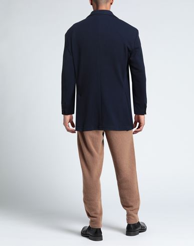 Man Blazer Navy Size 46 Polyester, Viscose