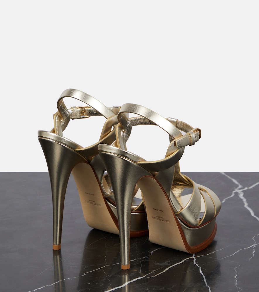 Tribute 75 leather platform sandals