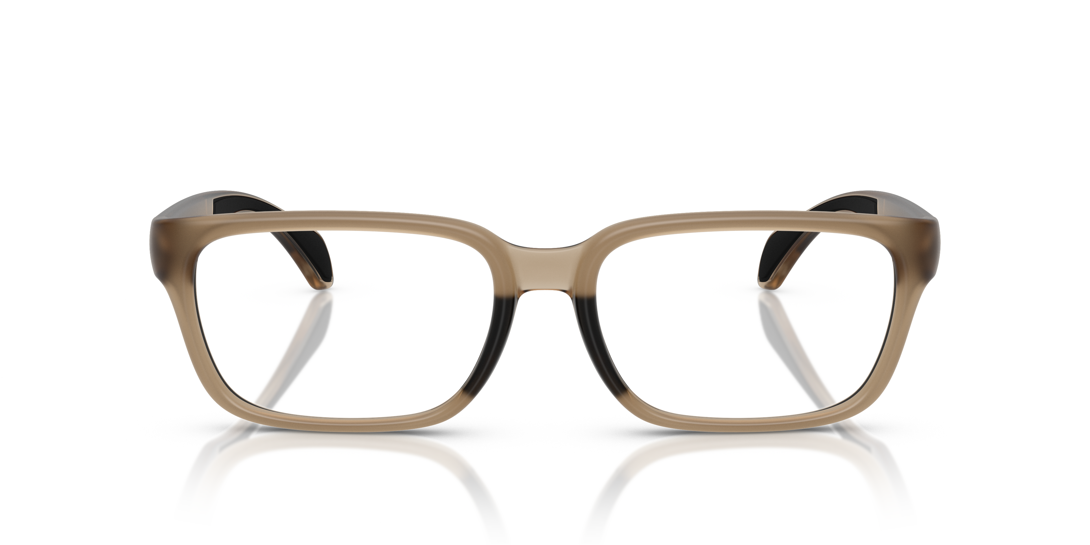 Moncler Unisex Moncler ME3001 5010 Optical frames Injected Green Transparent Squared Norma