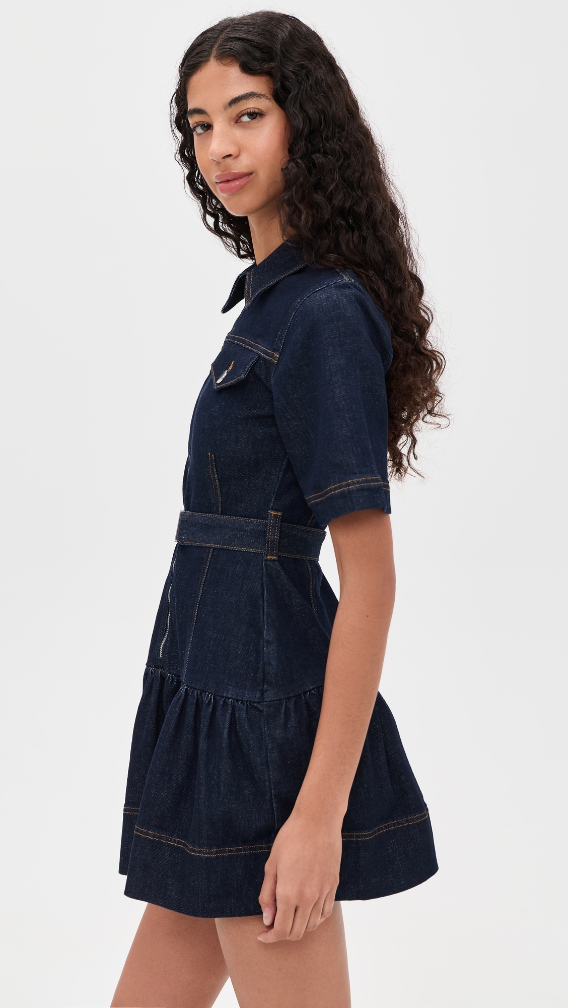 Amanda Denim Mini Dress Indigo