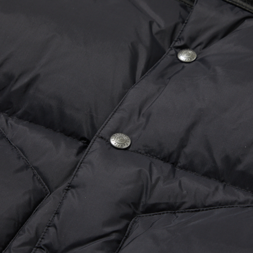 Rock Wool Basic Down Jumper Black_FR4WD100