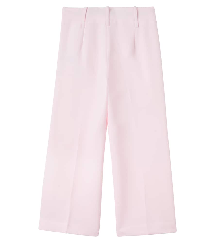 Logo wide-leg pants