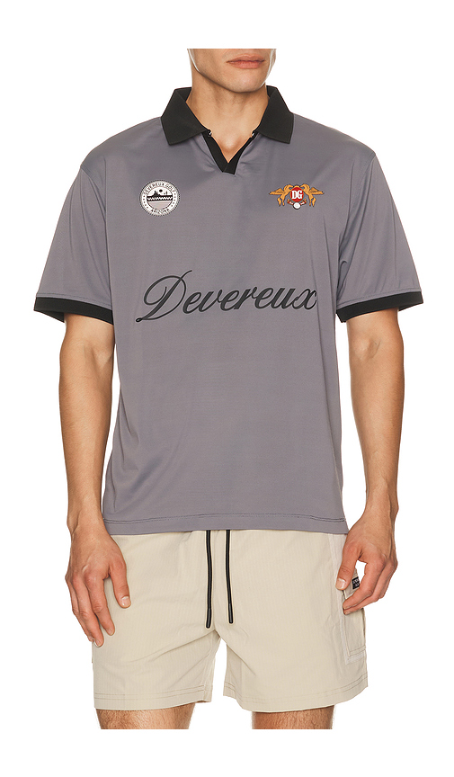 Devereux Golf The Competition Polo in Charcoal. XL/1X. Also in L