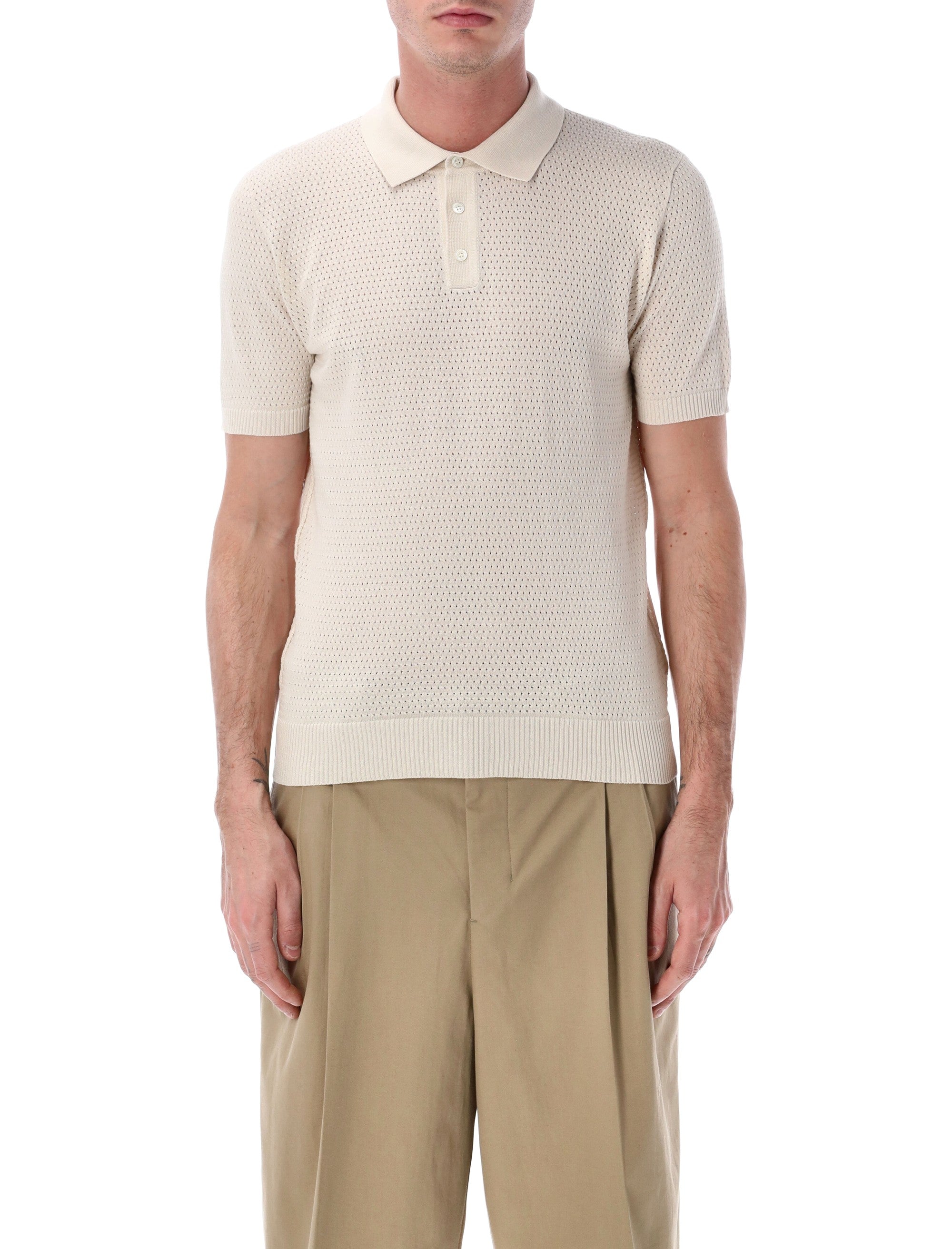 Mesh Cotton Polo