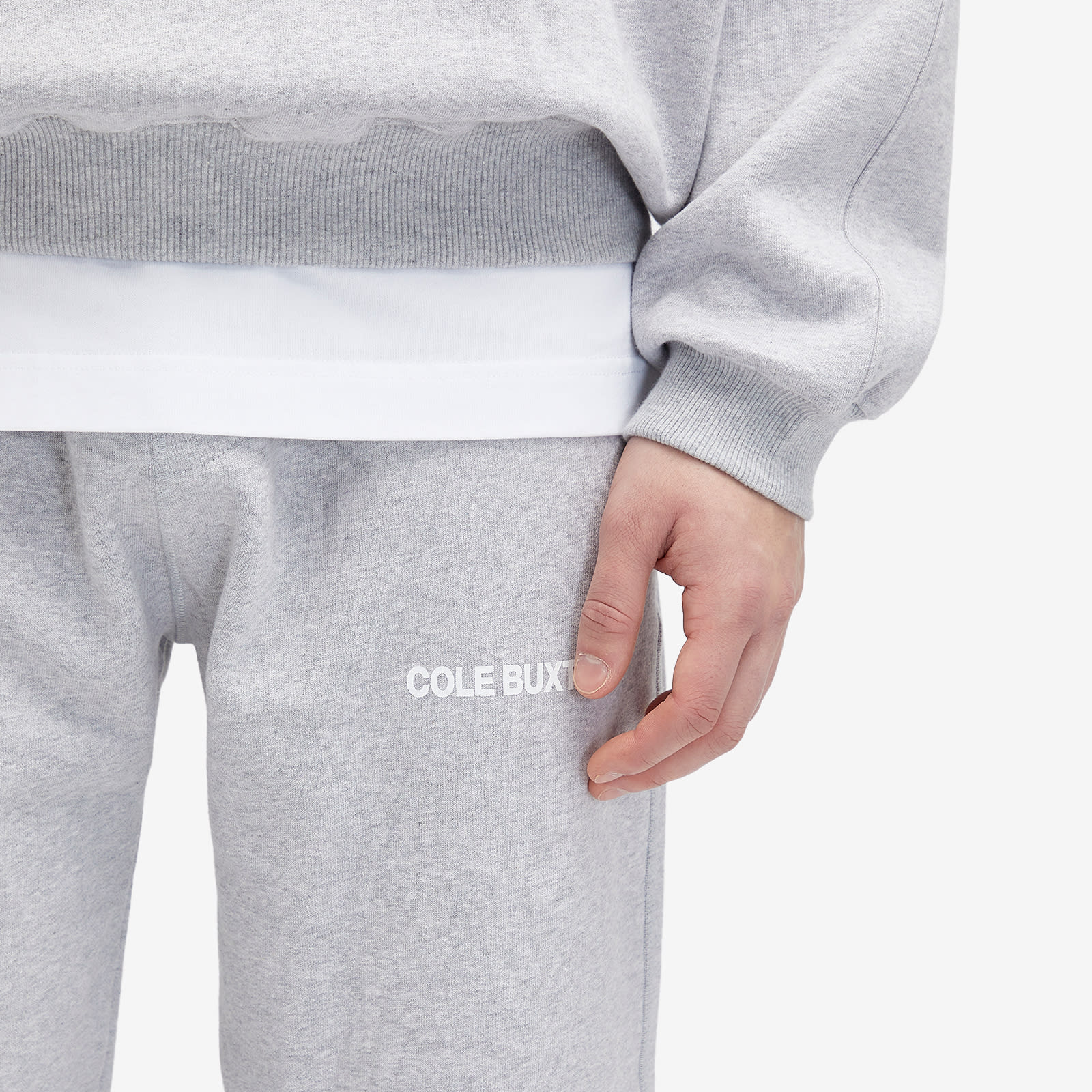 Men's Sportswear Sweat Pants in Light Grey Marl