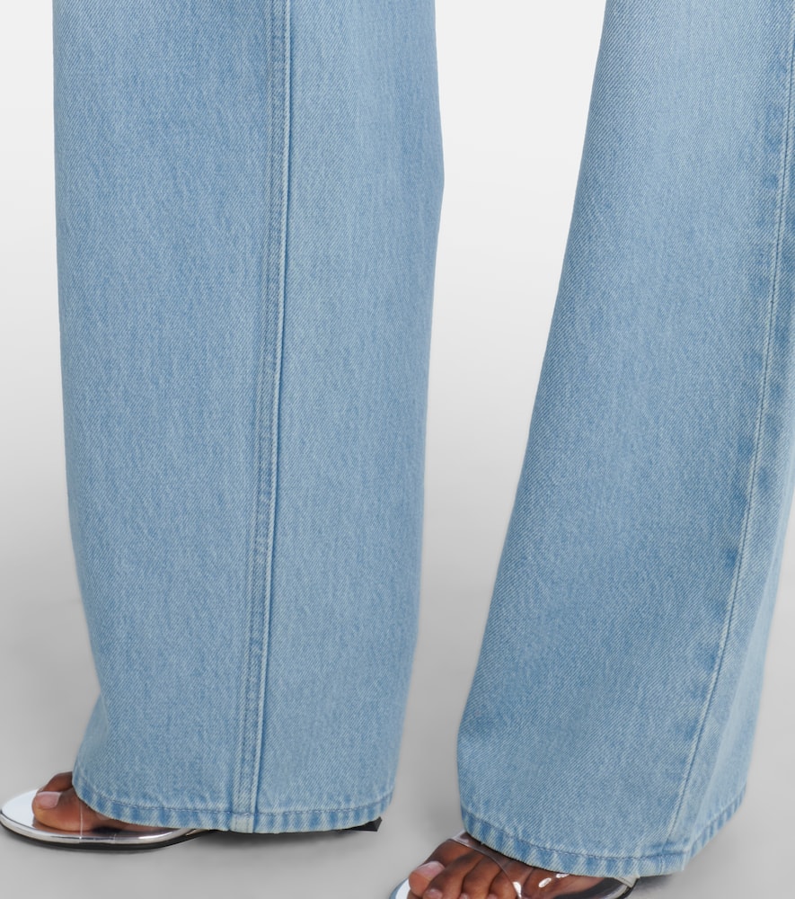 High-rise wide-leg jeans