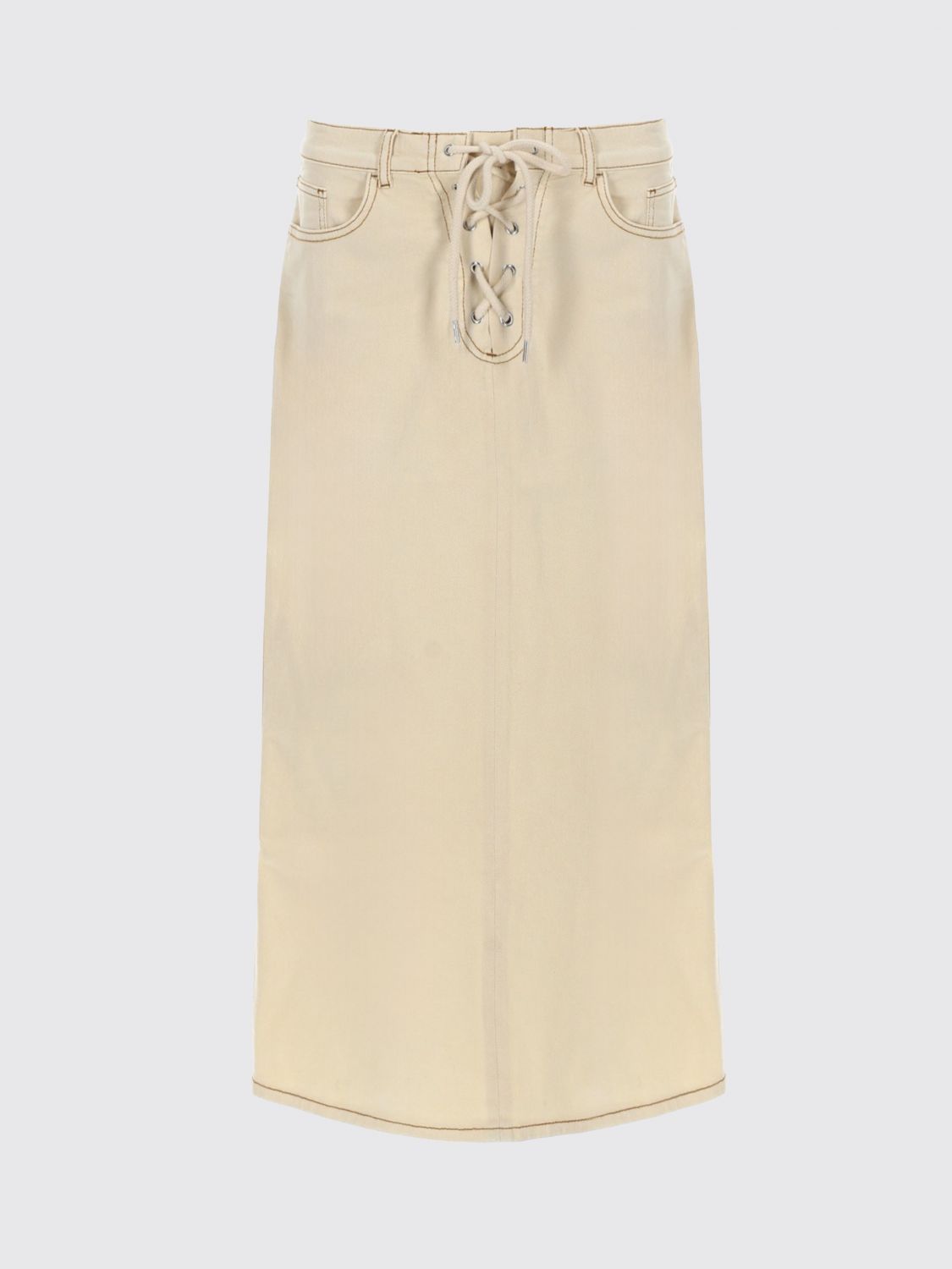 Skirt Woman color Ivory