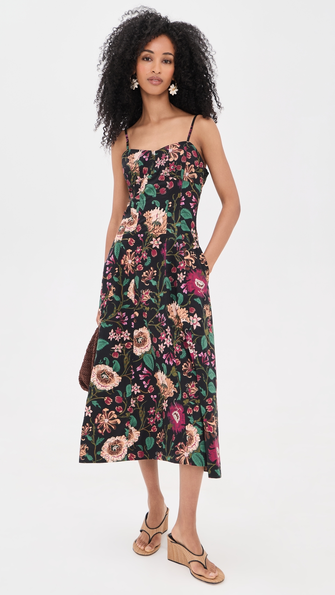 Fiora Cotton Dress Dahlia