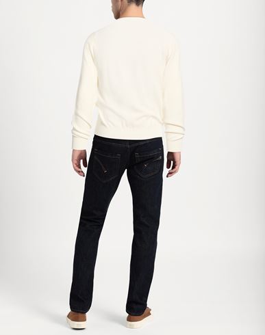Man Sweater Off white Size 40 Cotton