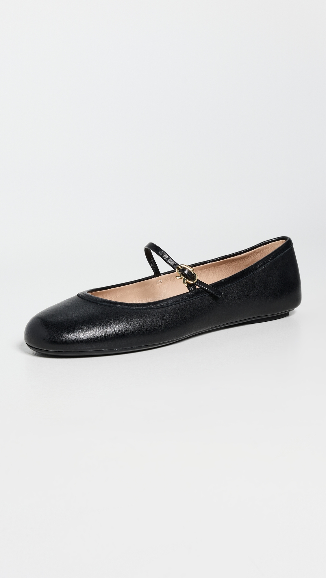 Gianvito Rossi Carla Nappa Flats Black