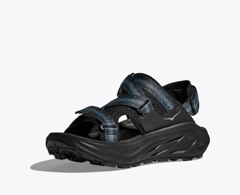 HOKA Women's Infini Hike TC Shoes in Black/Black