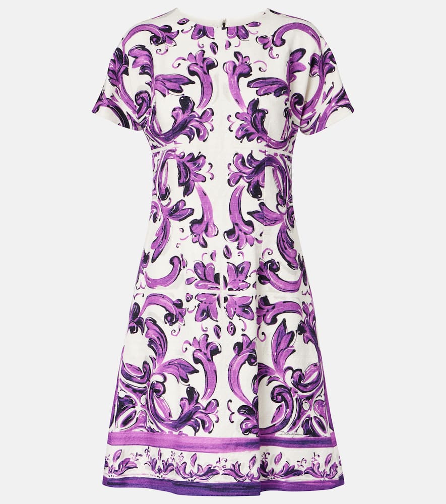 Majolica printed minidress